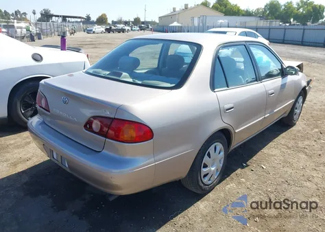 2001 Toyota Corolla Le из США, поврежденный, VIN 1NXBR12E61Z533473